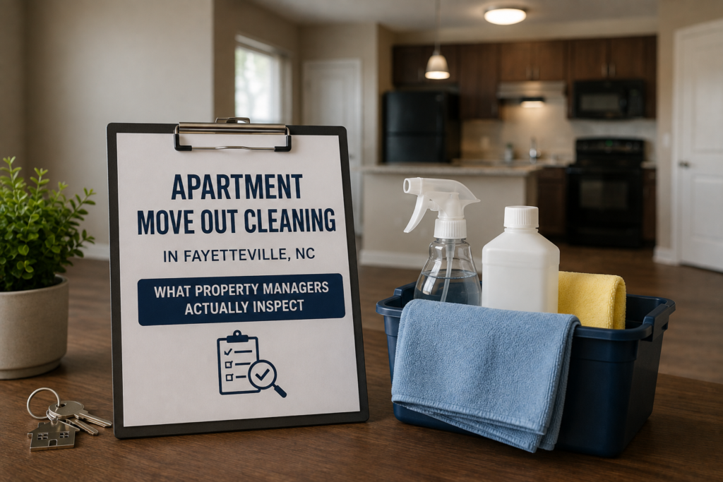 Apartment Move Out Cleaning in Fayetteville NC What Property Managers Actually Inspect Magic House Cleaning