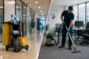 Janitorial Service vs Commercial Cleaning What's the Difference and Which Does Your Business Need