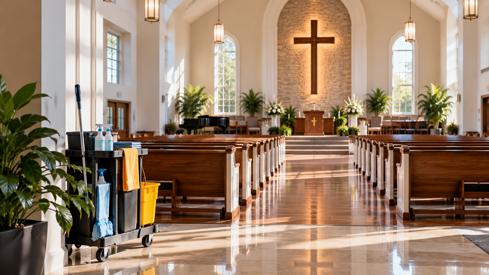 Church Cleaning Service in NC What Worship Centers Need from a Professional Janitorial Team