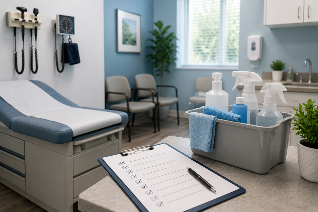 Medical Office Cleaning Checklist What Healthcare Facilities in NC Must Clean and How Often